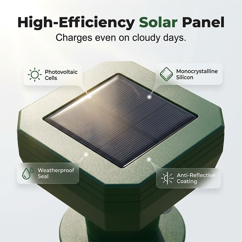⏰🔥OFFRE LIMITÉE : 50 % DE RÉDUCTION ! 🌞 Piquet répulsif à ultrasons à énergie solaire contre les taupes – Une solution sans cruauté, respectueuse de l'environnement et qui protège votre jardin sans effort 🌿🐾