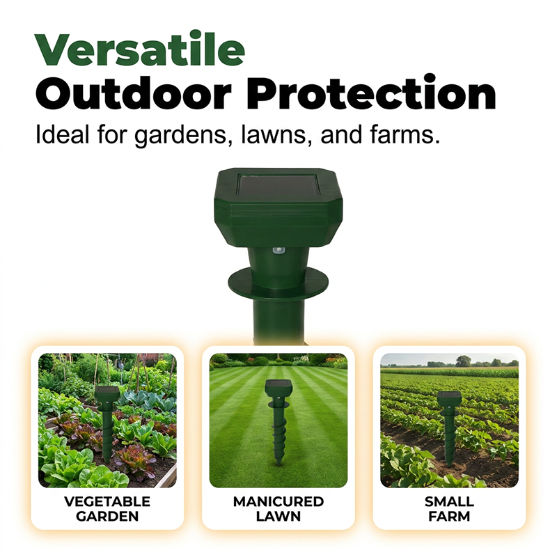 ⏰🔥OFFRE LIMITÉE : 50 % DE RÉDUCTION ! 🌞 Piquet répulsif à ultrasons à énergie solaire contre les taupes – Une solution sans cruauté, respectueuse de l'environnement et qui protège votre jardin sans effort 🌿🐾