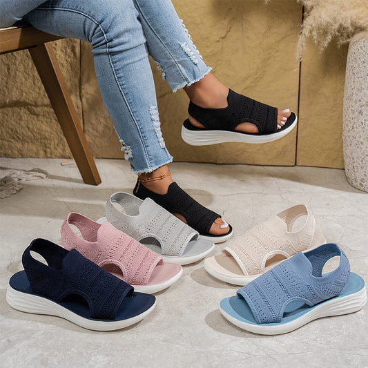 💞 PLUS DE 50 000 EXEMPLAIRES VENDUS !  🌬️ Fini les pieds gonflés ! Nos sandales en mesh respirant gardent vos pieds au frais & au sec