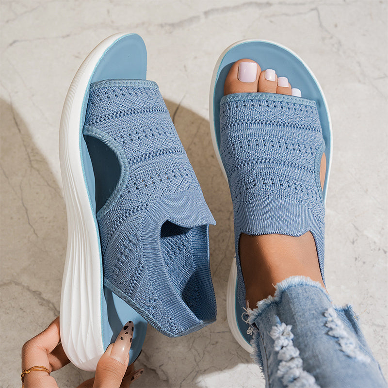 💞 PLUS DE 50 000 EXEMPLAIRES VENDUS !  🌬️ Fini les pieds gonflés ! Nos sandales en mesh respirant gardent vos pieds au frais & au sec