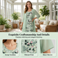 🏆Dernier jour avec 50 % de réduction🔥Élégant ensemble 2 pièces composé d'une robe en mousseline et d'un cardigan pour femme