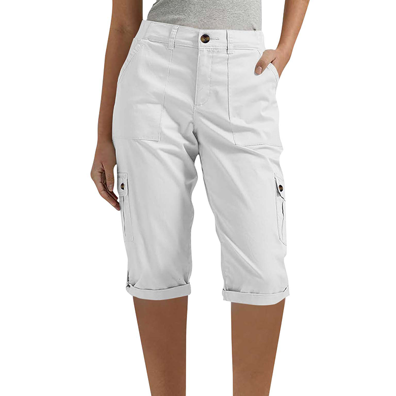 👖 OFFRE LIMITÉE - 50% DE RÉDUCTION ! ✨ Pantalon capri cargo décontracté pour femme – Poches utilitaires, coupe confort, polyvalent 🌟
