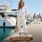 👖 OFFRE LIMITÉE - 50% DE RÉDUCTION ! ✨ Pantalon capri cargo décontracté pour femme – Poches utilitaires, coupe confort, polyvalent 🌟