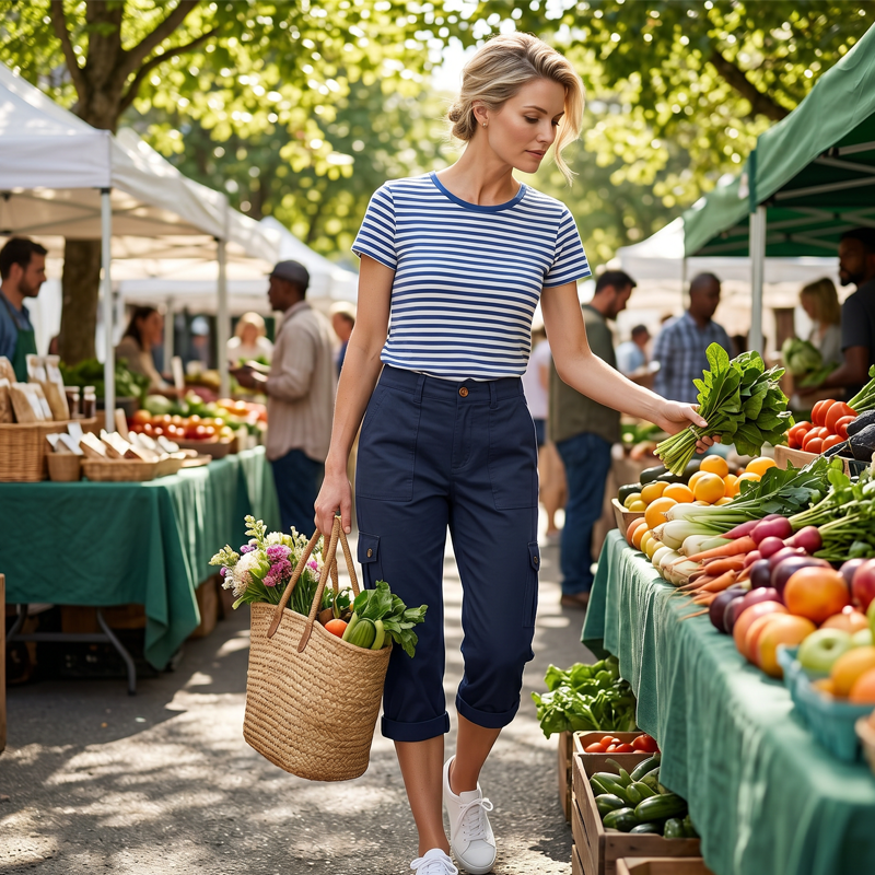👖 OFFRE LIMITÉE - 50% DE RÉDUCTION ! ✨ Pantalon capri cargo décontracté pour femme – Poches utilitaires, coupe confort, polyvalent 🌟