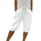 👖🌬️ Pantalon capri décontracté avec cordon de serrage et poches