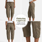 👖🪢🔧 OFFRE LIMITÉE 50% DE RÉDUCTION! Pantalons Cargo Capri Décontractés pour Femme – Plusieurs Poches Utilitaires, Longueur Courte, Coupe Large – Parfaits pour un Usage Quotidien, les Voyages ou les Promenades en Plein Air 🌿☀️