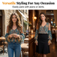 ⏳ Dernière heure – -50% se termine ! Blouse élégante à volants, style bohème et motif cachemire