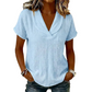 💞 Plus de 100.000 vendus ! Le hit de l'été 2026 – -50% pour durée limitée ！T-shirt d'été en maille ample pour femme