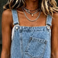 👗 50 % DE RÉDUCTION EN CE MOMENT ! 👖 Robe-salopette midi sans manches en jean pour femme – Jean doux et coupe décontractée – Style vintage, poches latérales – Idéale pour les journées décontractées ou les superpositions estivales ✨