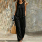 Ensemble haut asymétrique et pantalon large pour femme