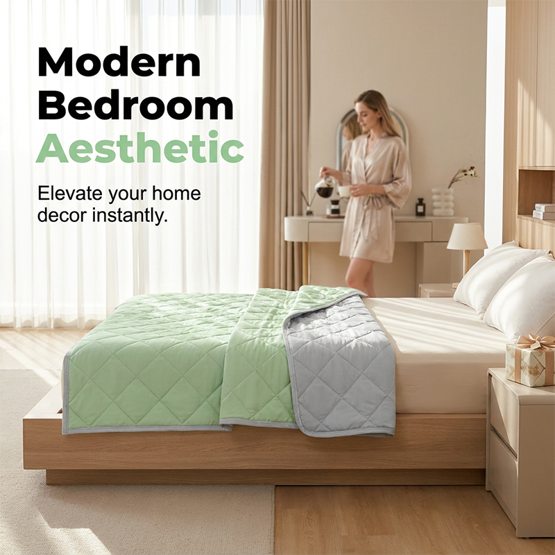 🛏️ PROMO LIMITÉE 50% DE RÉDUCTION ! 💥 Couette Légère d'Été – Fibres Thermorégulatrices, Réversible, Anti-Transpiration ✨