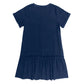 Robe à nouer pour femme, robe d'été ample en coton et lin, avec ourlet à volants, robe décontractée à manches courtes