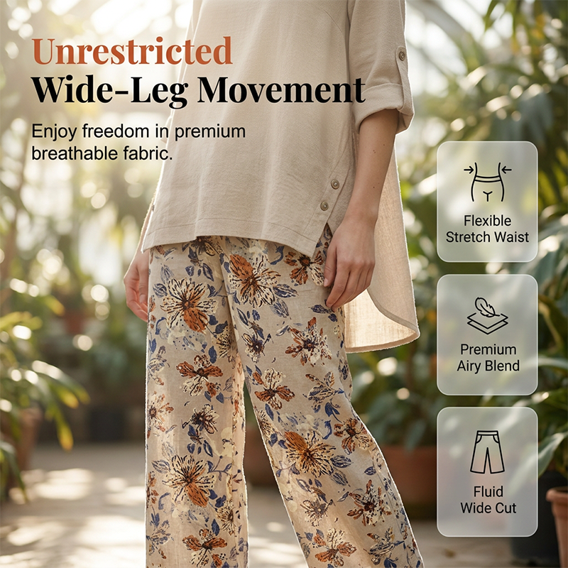 👚 50 % DE RÉDUCTION EN CE MOMENT ! 🌿 Ensemble femme composé d'un haut à manches courtes et d'un pantalon en coton et lin – Respirant et léger – Idéal pour l'été, le bureau ou les journées décontractées – Coupe ample avec une texture naturelle 🌸✨