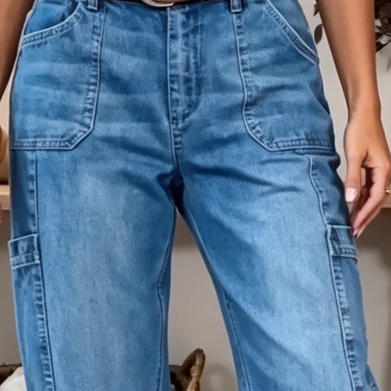 📢Soldes de mi-saison : 50 % de réduction – offre à durée limitée ⏰Pantalon de jean court et extensible pour femme, style décontracté