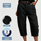 📢Soldes de mi-saison : 50 % de réduction – offre à durée limitée ⏰Pantalon de jean court et extensible pour femme, style décontracté