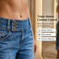 👖 Nouvelle Arrivée💙 Jean Large Court Femme – Taille Haute Boutonnée
