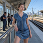 🏃‍♀️ Un véritable succès ! N’hésitez pas ! Robe décontractée à manches courtes et fermeture éclair pour femme