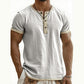 ⌛Offre à durée limitée – T-shirt Henley à manches courtes et respirant pour homme