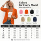 Cardigan décontracté pour femme, texturé et ouvert sur le devant