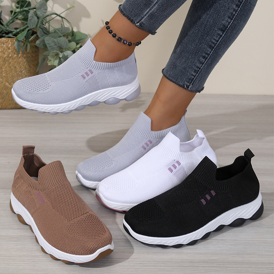 Chaussures de marche respirantes à enfiler pour femmes
