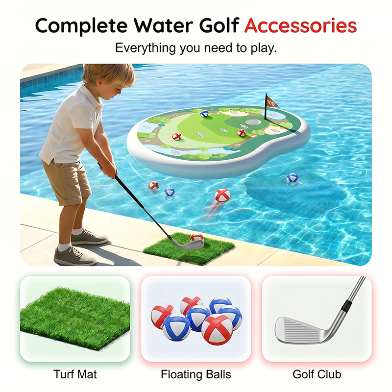 ⛳Jouet gonflable de golf pour l'eau