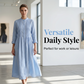 👗🌸 Robe longue décontractée en coton et lin respirant