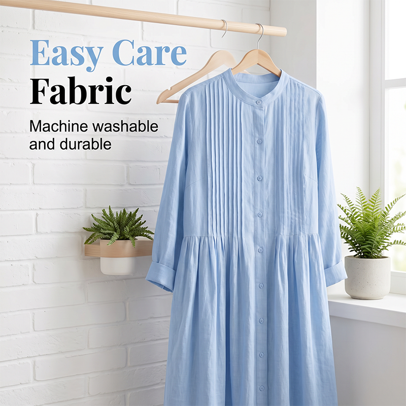 👗🌸 Robe longue décontractée en coton et lin respirant
