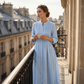 👗🌸 Robe longue décontractée en coton et lin respirant