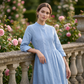 👗🌸 Robe longue décontractée en coton et lin respirant
