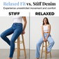 Pantalon décontracté à coupé droit pour femme