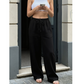 Pantalon décontracté à coupé droit pour femme