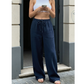 Pantalon décontracté à coupé droit pour femme
