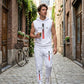 Ensemble de sport deux pièces pour homme : sweat à capuche sans manches et pantalon