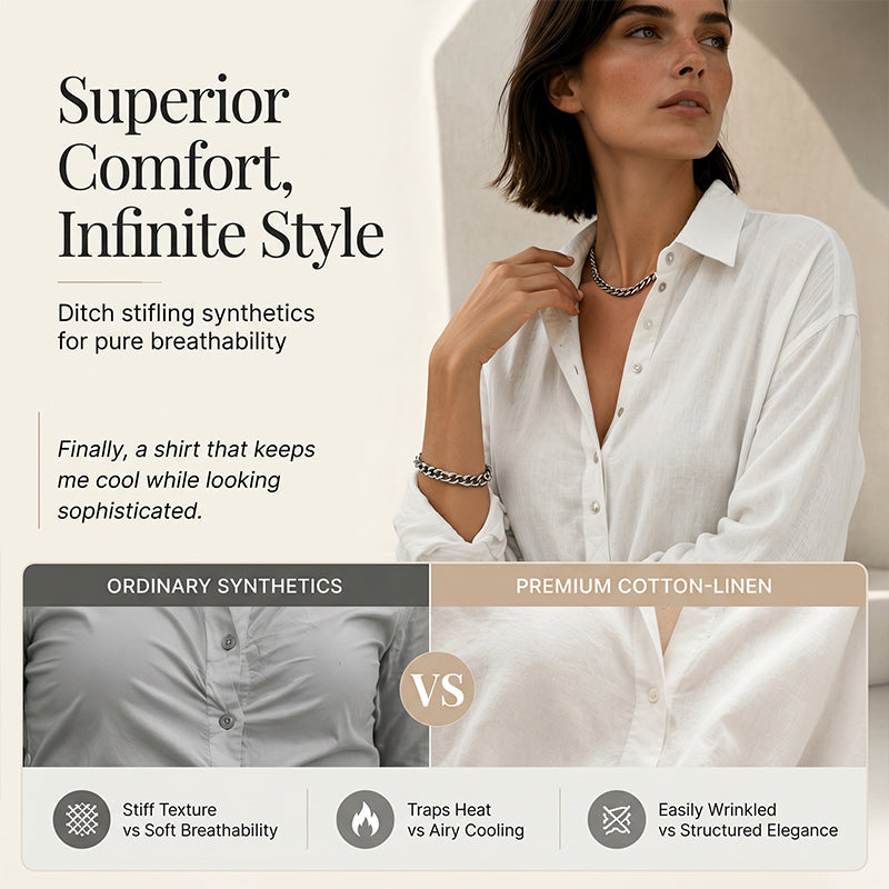 Chemise demi-boutonnée ample pour femme, style décontracté