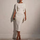 Robe crayon ajustée pour femme