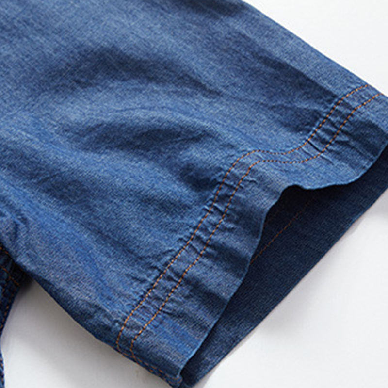 👕 -50% MAINTENANT ! 💙 Chemise en Jean Lavé pour Homme – Charme Brut, Tissu Doux & Style Polyvalent – Parfaite pour Sorties Décontractées & Superpositions Week-end 🌿