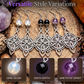 Boucles d'oreilles pendantes vintage avec motif de nœud celtique