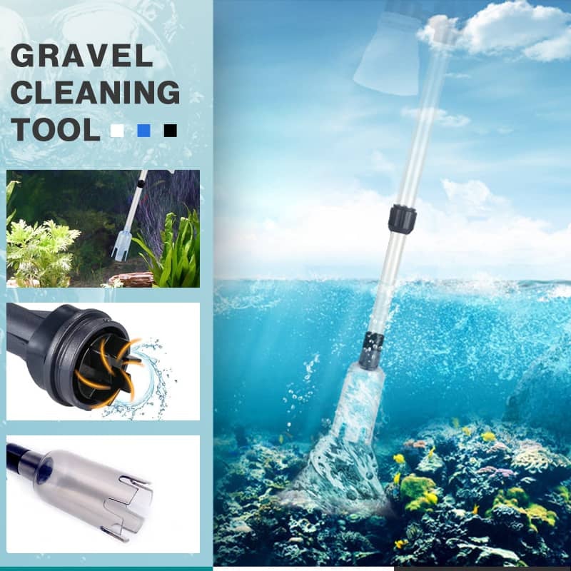 🔥Aspirateur de Fond Électrique pour Aquarium – Nettoie le Gravier & Renouvelle l’Eau en Même Temps !