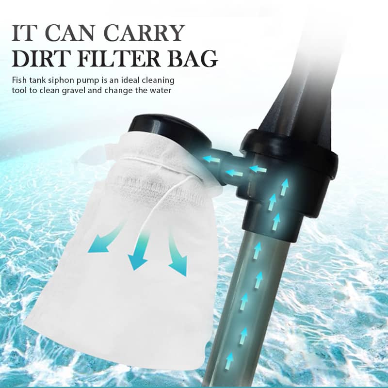 🔥Aspirateur de Fond Électrique pour Aquarium – Nettoie le Gravier & Renouvelle l’Eau en Même Temps !