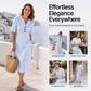 Robe d'été décontractée à boutons pour femme