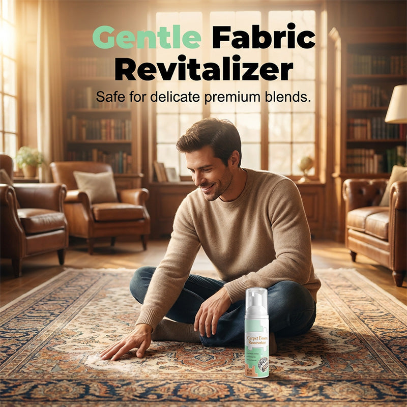 🏆 Offre spéciale du dernier jour  🔥 2 achetés 1 offerts 🎁Mousse détachante sans eau pour tapis avec serviette