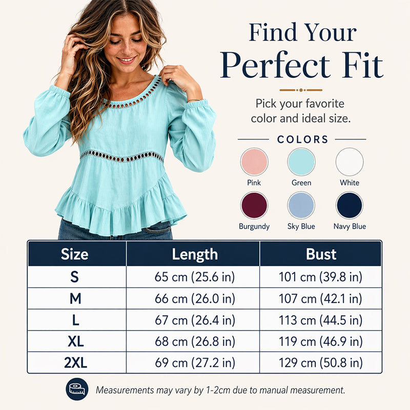 Chemisier décontracté à manches bouffantes pour femme