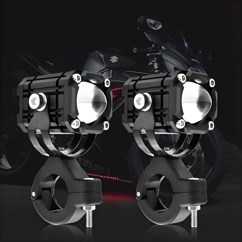 🏍️ 50% DE RÉDUCTION! 💡 Projecteur LED Universel pour Moto – Double faisceau, puce haute intensité & étanche – Alliage aluminium, compatible 12-80V – Sécurité & visibilité renforcées 🏆