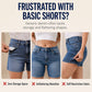 Short cargo en jean pour femme, longueur genou, avec poches