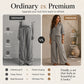 Ensemble composé d'un t-shirt à manches longues et d'un pantalon à jambes larges pour femme