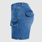 ⌛Offre à durée limitée – Short en jean stretch décontracté pour femme