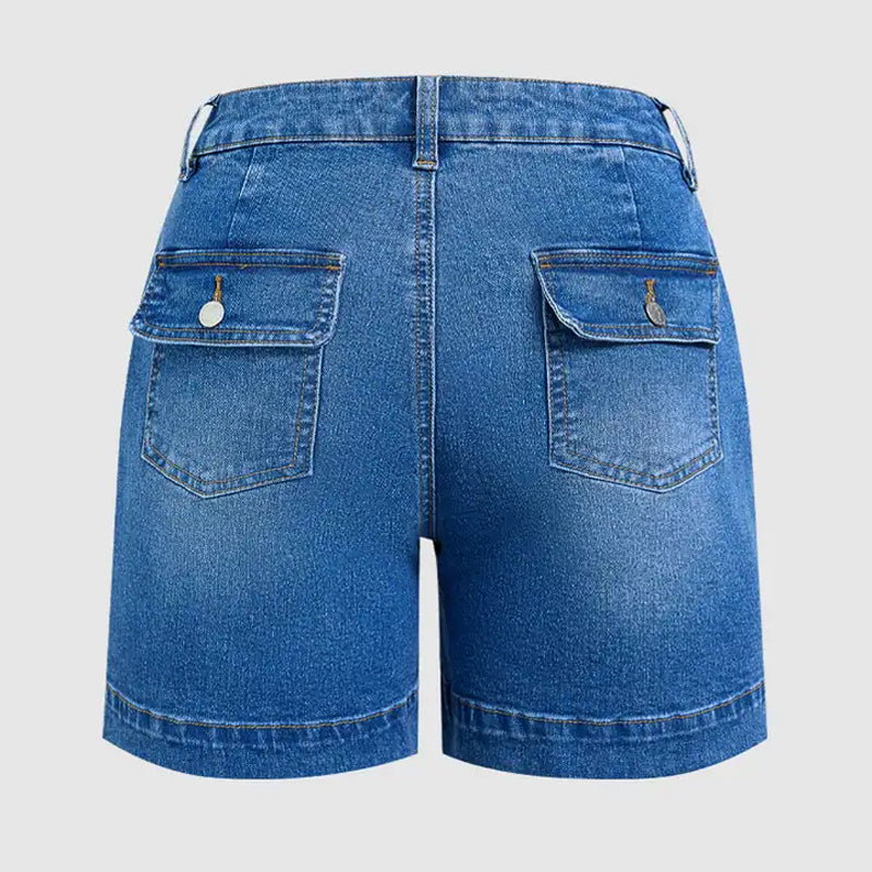 ⌛Offre à durée limitée – Short en jean stretch décontracté pour femme