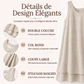 Robe sans manches double couche pour femme