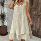 Robe sans manches double couche pour femme