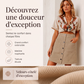 Jupe en velours côtelé à boutons avec poches pour femme